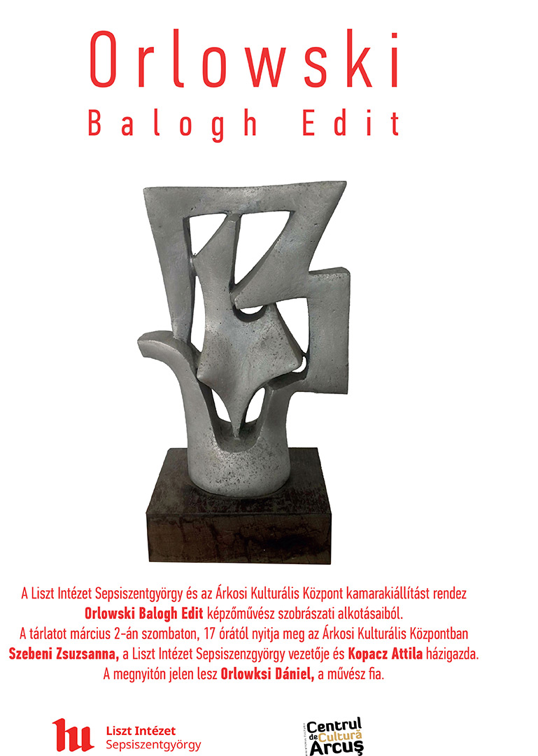 Orlowski Balogh Edit szobrászati kiállítása