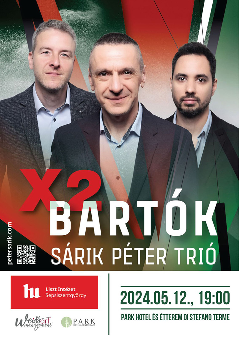 Sárik Péter Trió: X2 Bartók – Jazz koncert