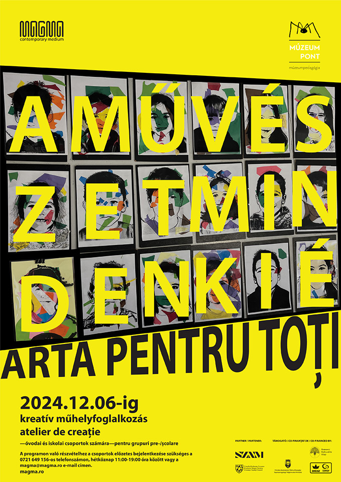 A művészet mindenkié – kreatív műhelyfoglalkozás a MAGMA Kortárs Művészeti Kiállítótérben