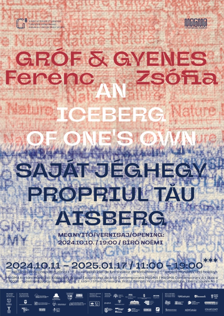 Saját jéghegy, Gróf Ferenc és Gyenes Zsófia kiállítása a MAGMA Kortárs Művészeti Kiállítótérben