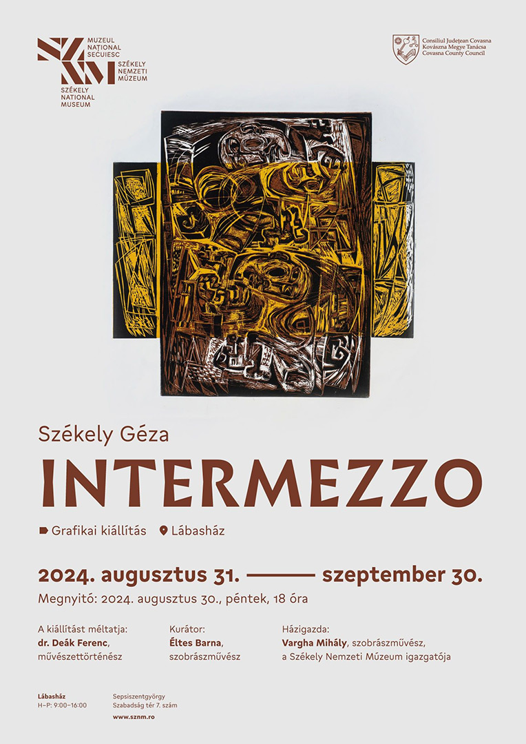 Intermezzo. Székely Géza grafikai kiállítása a Lábasházban