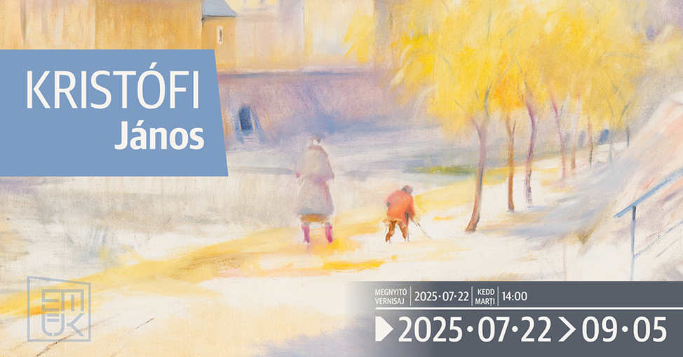 Kristófi János festőművész retrospektív kiállításának megnyitója az Erdélyi Művészeti Központban