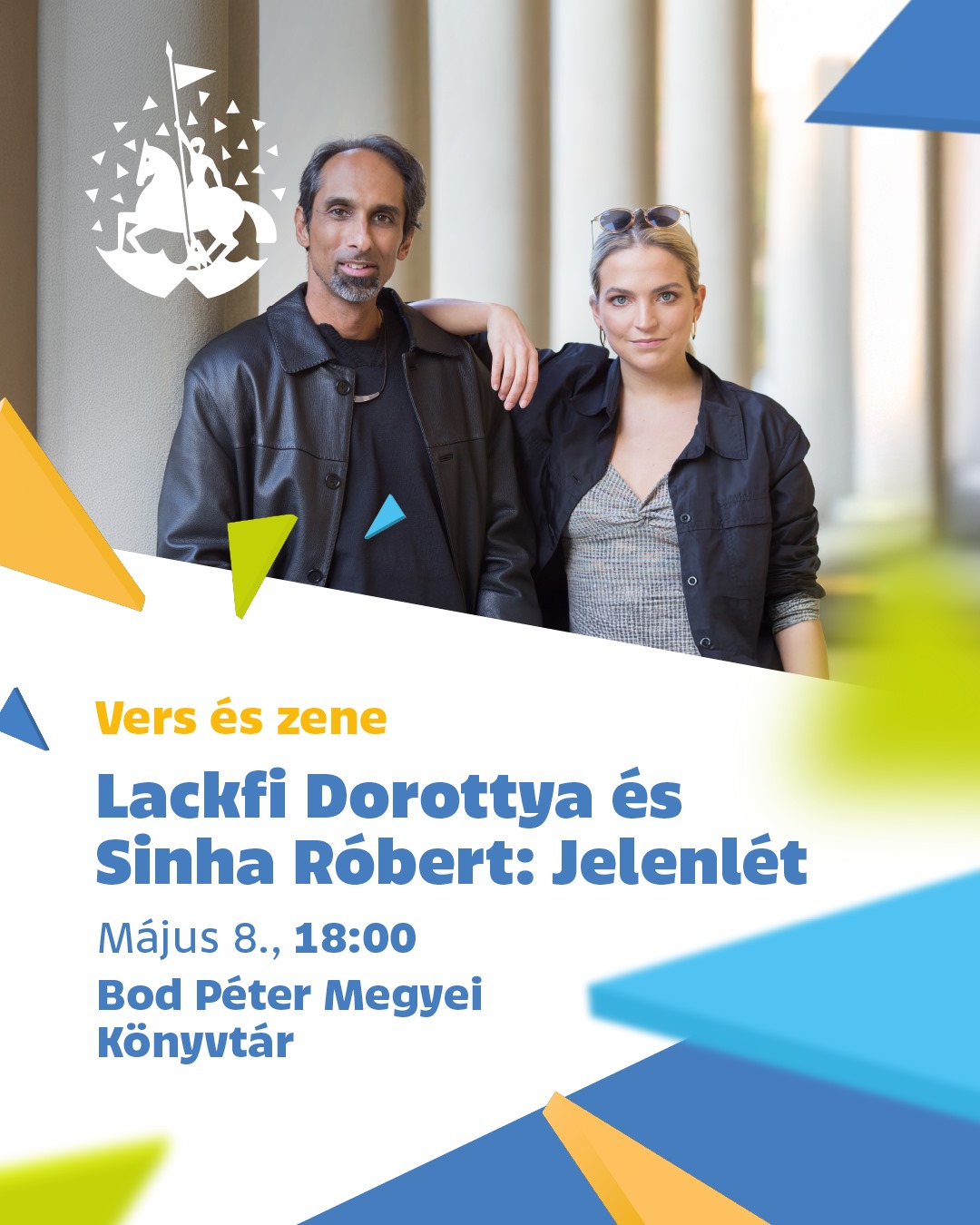 Jelenlét: Lackfi Dorottya és Sinha Róbert zenés-verses előadása