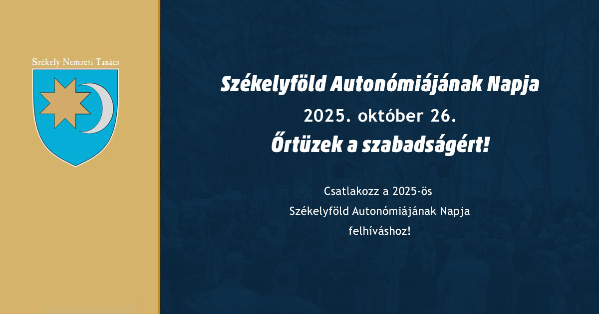 Mozgósító felhívás Székelyföld Autonómiájának Napjára