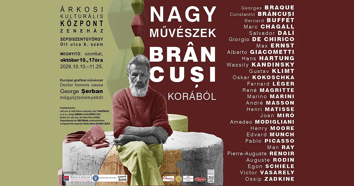 Brâncuși és a 20. század mesterei | Árkosi Kulturális Központ