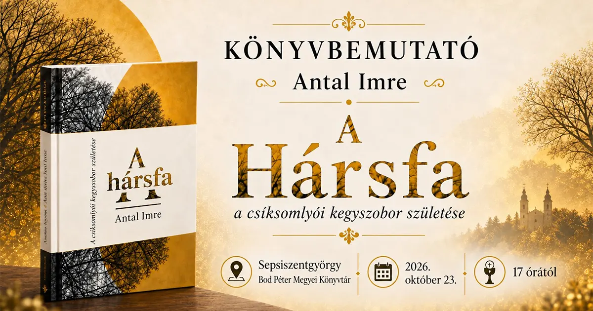 Antal Imre: A hársfa – Könyvbemutató Sepsiszentgyörgyön a Bod Péter Megyei Könyvtárban