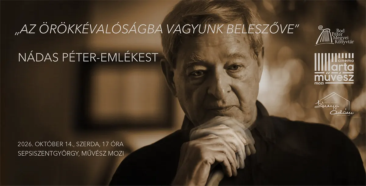Nádas Péter-emlékest Sepsiszentgyörgyön | Bod Péter Megyei Könyvtár