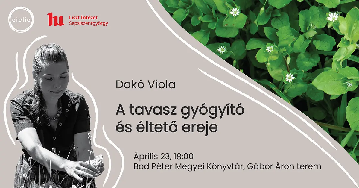 Listae Herbariorum – Gyógynövényes programsorozat Sepsiszentgyörgyön