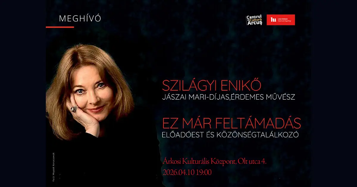 Szilágyi Enikő estje Sepsiszentgyörgyön: Ez már feltámadás