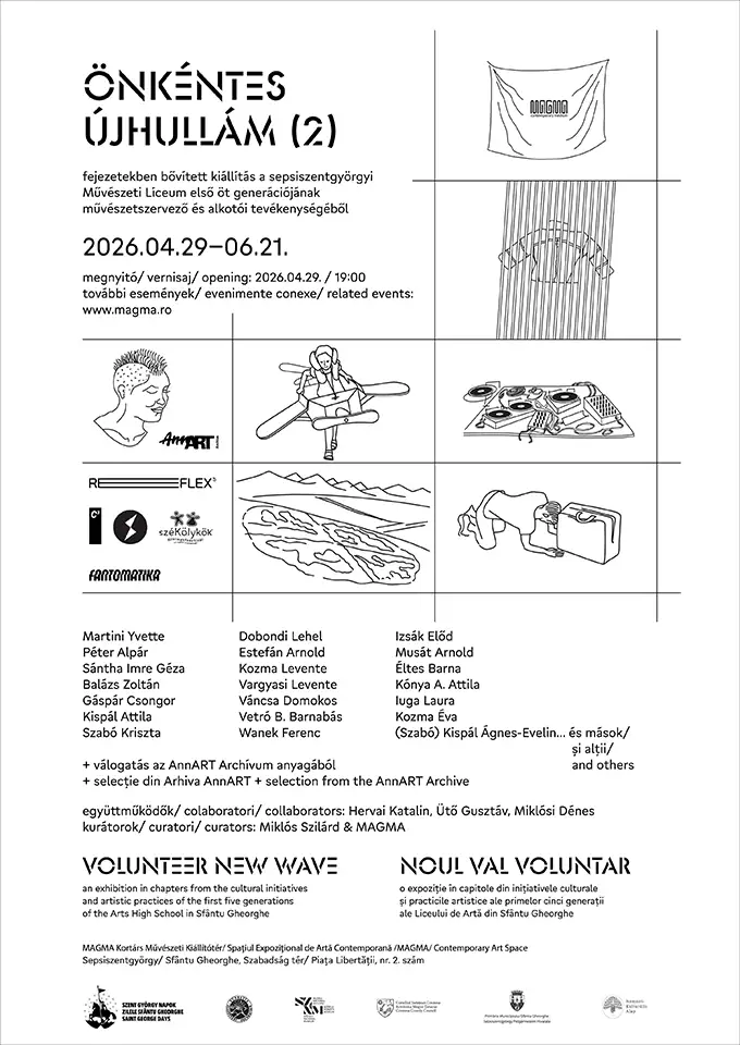 MAGMA: ÖNKÉNTES ÚJHULLÁM (2) kiállításmegnyitó Sepsiszentgyörgyön