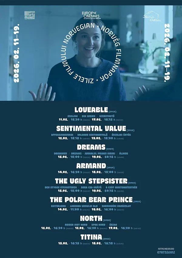 Skandináv lelkek a filmvásznon – Norvég filmnapok a sepsiszentgyörgyi Művész moziban