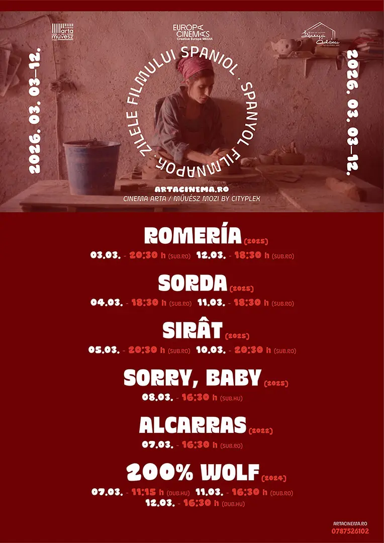 Spanyol Filmnapok Sepsiszentgyörgyön | Művész Mozi 2026
