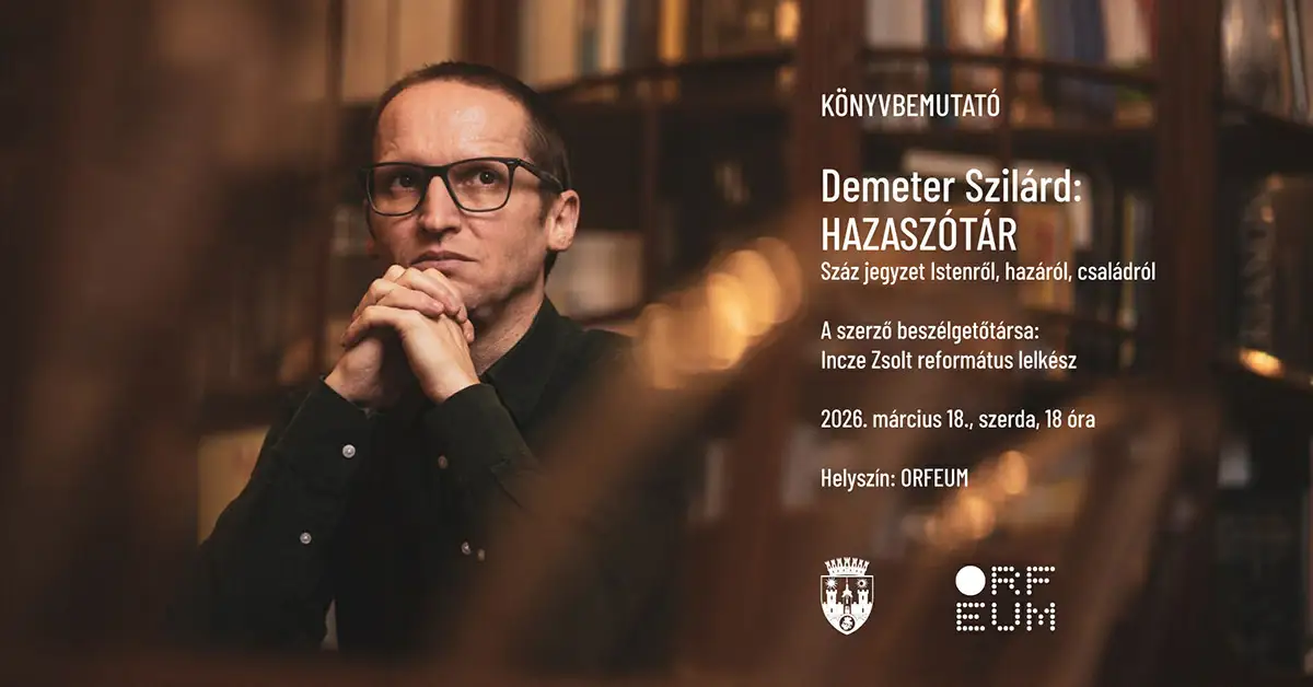 Demeter Szilárd: Hazaszótár könyvbemutató Sepsiszentgyörgyön