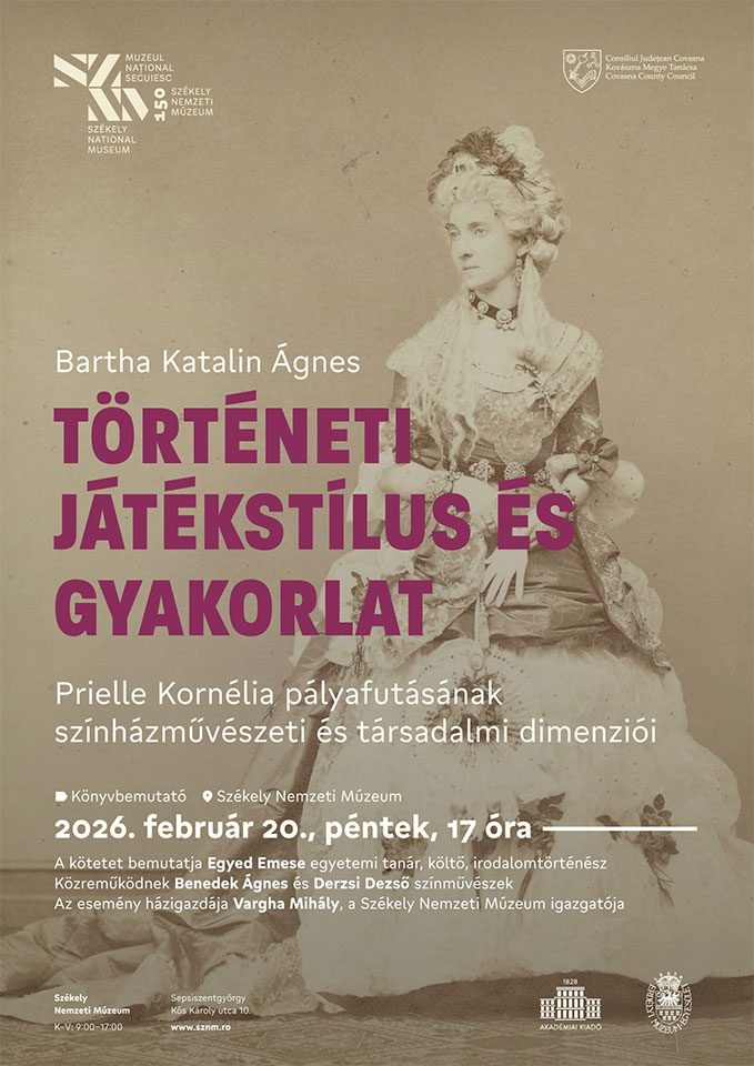 Bartha Katalin Ágnes: Könyvbemutató a Székely Nemzeti Múzeumban