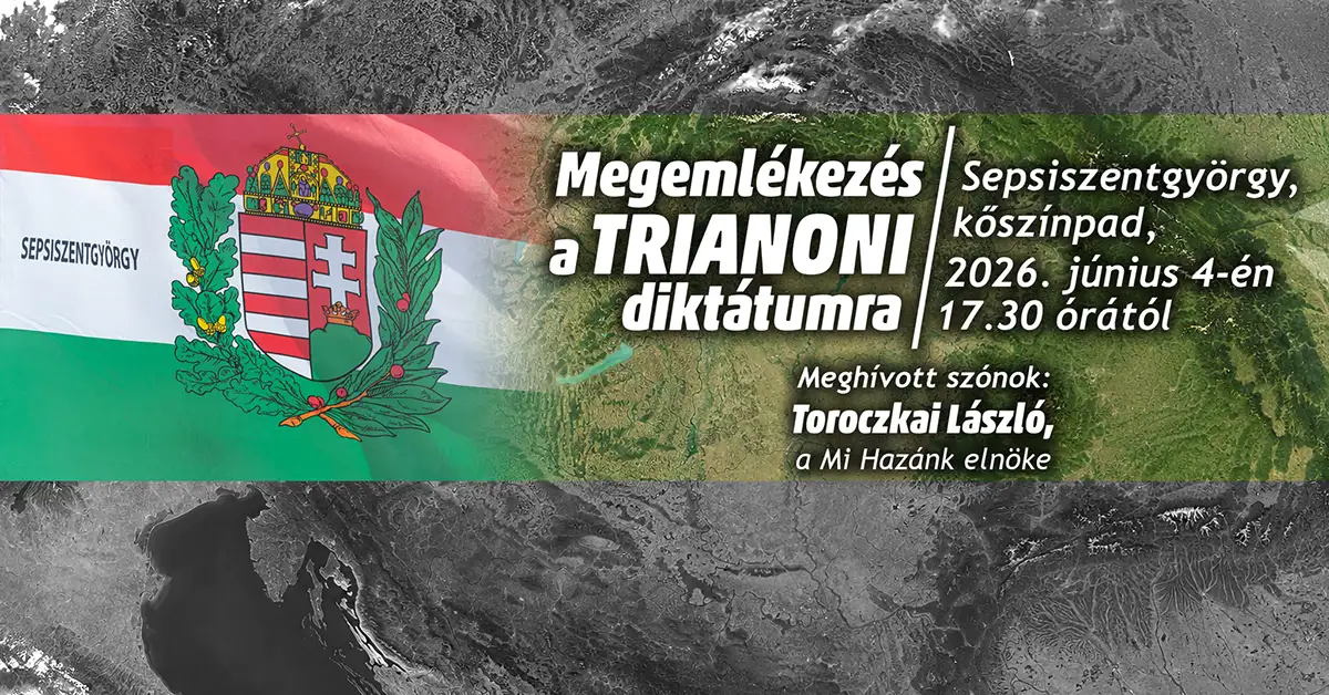 Trianoni megemlékezés Sepsiszentgyörgyön | 2026